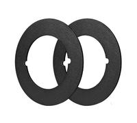 Door Lock Repair Plate - Stainless Steel Latch Filler Cover Fixing Repair Kit | Round Doors Knob Reinforcement Plates | Doors Lock Fixing Plate | Round Door Knob Reinforcement Plat For Home, Living Ro