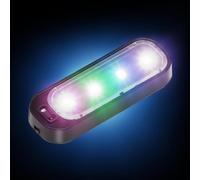 Door Open Safety Light - 72x25x11mm LED Indicator Lamp, Infrared Sensor Car Light, Color White Multicolor Warning , Rechargeable Signal Device | Wireless Intelligent Door Edge Warning Lamp For Ve