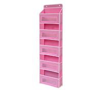 Door Organizers And Storage - Behind The Door Organizer | 5-Tier Basket 44 Lb Load | Organizador Over The Doors Storage For Nursery Closet Bathroom Kitchen Pantry Bedroom Laundry Rv Home Apartment