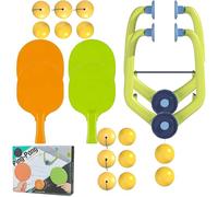 Door Ping Pong Game - Hanging Ping Pong for Kids, Portable Table Tennis Set, 2 Rackets & 6 Balls, Over-Door Mount, Parent-Child, Hand-Eye Indoor Training (2Pcs)