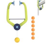 Door Ping Pong Game Over The Door,Trainer with 2 Paddle & 6 Balls,Adjustable Hanging Table Tennis Trainer Portable Ideal para ejercicios diarios y coordinación (1 unidad)