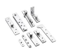 Door Pivot Hinge 64mm-150mm Up and Down Location Shaft 360 Degree Rotation Heavy Duty 1Pcs(1Pc Style9)