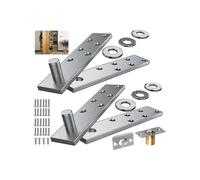 Door Pivot Hinge, Invisible Pivot Hinge System with Goal Kick Hardware, for Heavy Duty Wood Doors Up To 200 Lbs Heavy