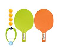 Door Pong Game 14.9x6x28cm PVC, Adjustable Door Frame Table Tennis Trainer, Portable Pong Starter, Includes 2 Rackets and 4 Balls, Indoor Fun Sports Game For Children Families
