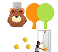 Door Pong Game - Juego de tenis de mesa ajustable para colgar en la puerta, accesorios deportivos portátiles, equipo de integración sensorial, juego de pong de puerta interior para recreación en casa