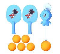 Door Pong Hangable Table Tennis Trainer Toy - Over Door Adjustable Pong Game Set with Rackets and Balls, Interactive Two Player Indoor Activity Toy For Coordination and Fun | Boys Girls Teens Party