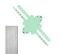 Door Silencer, Adjustable Silicone Latch Cover, Soft Noise Reducer and Lock Preventer for Bedroom, Nursery, Quiet Close Solution for Sleep and Rest Time, 4.17x8.66 Inches