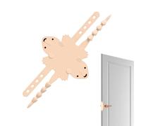 Door Silencer, Adjustable Silicone Latch Cover, Soft Noise Reducer and Lock Preventer for Bedroom, Nursery, Quiet Close Solution for Sleep and Rest Time, 4.17x8.66 Inches