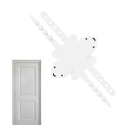 Door Silencer, Adjustable Silicone Latch Cover, Soft Noise Reducer and Lock Preventer for Bedroom, Nursery, Quiet Close Solution for Sleep and Rest Time, 4.17x8.66 Inches