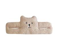 Door Slam Stopper Baby Proof Door Slam Stopper Lamb Cashmere PP Cotton Anti Pinch Door Pinch Guards for Prevent Finger Pinch Injuries,Child or Pet from Getting Locked in Room (Little Bear)
