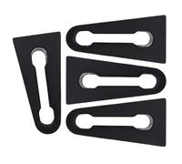Door Sound Deadener, Lock Shock Absorber, 4 Pieces Rubber Noise Reduction Designed to Minimize Metal, Auto Accessory for Sedans, Trucks, Daily Commute, Highway and Travel