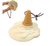 Door Stop - Soft Non Slip Ice Cream Shape Door Stopper, Doors Stop Wall Protector, Cute Decorative Holder for Home Office School Bathroom | Anti Slip Wedge for Entrance Apartment Dormitory Carpet