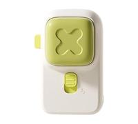 Door Stopper, Silicone Finger Protector, Soft Cushion Easy Install Compact Non Toxic Lightweight Flexible Fit Versatile, Pinch Guard for Home Kids Pets, 3.35x2.09x1.38Inches, Green