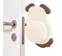 Door Stopper Wall Protector, Silent Rubber Door Knob Shield with Cartoon Animal Design, Anti-Collision Wall Cushion Pad for Apartment, Home, Bathroom, Kitchen, and Indoor Protection Use