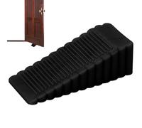 Door Stoppers for Bottom of Door - Anti-Collision PVC Wedge | Stackable Soft Material Stops for Carpeted Floors, Large Gaps, Sturdy Design, Sizes 9.5x4x2.7cm & 7x3x2cm