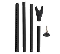 Door Stoppers Security Bar, Heavy Duty Anti Theft Bar, Enhanced Security Doors, Multifunction & Easy Installation, Adjustable Iron Rod for Apartment, Home, Hotel Room Protection