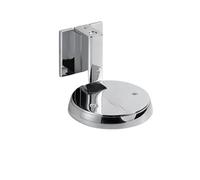 door stoppers, Tope de puerta ajustable, resistente al viento, con mecanismo autoblocante, soporte de aleación de zinc de alta resistencia y herrajes de cierre.,for doors(Normal Bright Chrome)