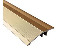 Door Strip Threshold Transition Strip Aluminum Floor Transition Strip Reducer Flute, Carpet Trim - 4.3cm / 1.7in Wide, 0.8cm / 0.3in Height, 5/4.6/4.3/4/3.6/3.3/2.9 ft Long