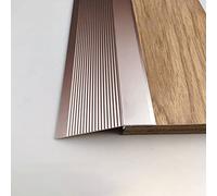 Door Strip Threshold Transition Strip Aluminum T Floor Gap/Seam Covering Strip 4cm / 1.57" Wide, Cuttable Floor Transition Strip for Wood Vinyl Laminate Tile Floors