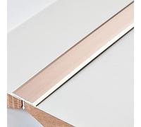 Door Strip Threshold Transition Strip Aluminum T-Style Divider Floor Transition Strip, Adhesive Flooring Edge Trim, Wood to Tile, Wood to Viny, Carpet to Tile, 0.7in Wide
