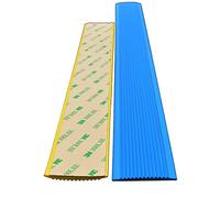 Door Strip Threshold Transition Strip Anti-Skid Stairs Treads Strips with Adhesive Backing, PVC Non-Slip Tape for Steps, 1.57 Inch Wide Floor Transition Strip for Gaps