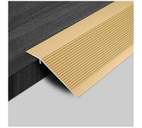 Door Strip Threshold Transition Strip Floor Transition Strip Non-Slip Reducer Flute Aluminum, Big Drop Gap Cover for Doorway Entry, Extra Wide Flooring Edge Trim Strips