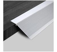 Door Strip Threshold Transition Strip Floor Transition Strip Non-Slip Reducer Flute Aluminum, Big Drop Gap Cover for Doorway Entry, Extra Wide Flooring Edge Trim Strips