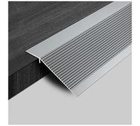 Door Strip Threshold Transition Strip Floor Transition Strip Non-Slip Reducer Flute Aluminum, Big Drop Gap Cover for Doorway Entry, Extra Wide Flooring Edge Trim Strips