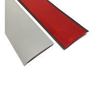 Door Strip Threshold Transition Strip Gray Floor Transition Strip Self Adhesive Seam Cover Strips, Flat Divider Strip for Stovetops Gaps/Floor Gaps, PVC Roll