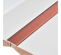 Door Strip Threshold Transition Strip Metal Floor Transition Strip T-Molding Tile Trims, 0.7" Wide, 35"/39"/43"/47"/51"/55"/59" Long, Adhesive Flooring Accessory