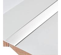 Door Strip Threshold Transition Strip Metal Floor Transition Strip T-Molding Tile Trims, 0.7" Wide, 35"/39"/43"/47"/51"/55"/59" Long, Adhesive Flooring Accessory