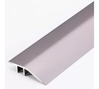 Door Strip Threshold Transition Strip Reducer No-Nail Floor Transition Strip, Tile to Hardwood, Gap Covering Strip for Height Differences of 0.2-0.4 Inch, Carpet Edge Trim