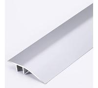 Door Strip Threshold Transition Strip Reducer No-Nail Floor Transition Strip, Tile to Hardwood, Gap Covering Strip for Height Differences of 0.2-0.4 Inch, Carpet Edge Trim