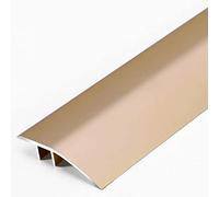 Door Strip Threshold Transition Strip Reducer No-Nail Floor Transition Strip, Tile to Hardwood, Gap Covering Strip for Height Differences of 0.2-0.4 Inch, Carpet Edge Trim