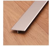 Door Strip Threshold Transition Strip Self-Adhesive T-Mold Floor Transition Strip for Seams, Metal Floor Gap Cover, Wood to Tile, Vinyl to Wood, Carpet to Tile