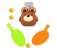 Door Table Tenis, Table Tennis Trainer Set, Interactive Ajustable Portable Sport Accessories, Fun Solo Reaction Practice, Hanging Elastic Pong Training System for Yard Indoor Home Club Play