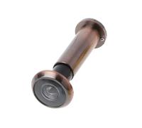 Door Viewer 200 Degree Wide Angle Peephole Security Hidden Adjustable Glass Lens For Furniture Hardware Tools para Puertas(Bronze)