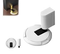 Door Wedge Stopper,2025 New Adjustable Magnetic Silent Door Stopper Wedge,No-Drill Installation,with Adjustable Height,Easy Installation for Home Office Doors (White,1PCS)