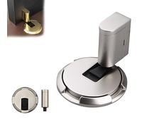 Door Wedge Stopper,2025 New Adjustable Magnetic Silent Door Stopper Wedge,No-Drill Installation,with Adjustable Height,Easy Installation for Home Office Doors (Brushed Nickel,4PCS)