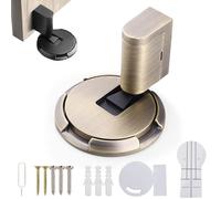 Door Wedge Stopper, No Drill Invisible Doorstops for Inside Door, Heavy Duty Magnetic Doors Catch Holder to Keep Doors Open (I)