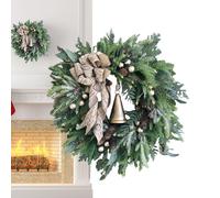 Door Wreath - PVC y tela 40 x 40 cm, 309 g, decoración navideña, Wreatth for Front Door | Holiday Decoration, Wall, Window, Party Decor