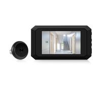 Doorbell Camera, Cámara de Mirilla Digital LCD de 3,97'' for Puerta de apartamento, 1080P, cámara infrarroja a Color de 120 Grados(Nero)
