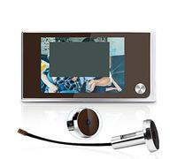 Doorbell Camera, Cámara Mirilla Timbre 120 Grados Visor de Puerta Timbre inalámbrico Cámara Inteligente for Puerta de casa con Monitor