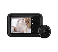 Doorbell Camera, Smart Home Mirilla Timbre cámara 2,4 Pulgadas LCD 120 ° HD visión Nocturna infrarroja Visor de Puerta Almacenamiento de Fotos 3 Tonos de Llamada