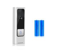 Doorbell Camera, Timbre de Puerta con vídeo Inteligente, cámara inalámbrica con, Timbre de casa, intercomunicador, cámara de Seguridad, Alarma de Movimiento PIR, Monitor for bebé(Option 2)