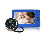 Doorbell Camera, Timbre Digital con Pantalla LCD a Color de 4,3 Pulgadas y cámara Nocturna infrarroja.(Blauw)