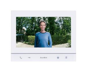 DoorBird A1103 IP Video Estación Interior Polar White Edition | Unidad Interior para videoportero IP con Pantalla, WiFi, LAN