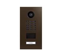 Doorbird D2101V RAL 8028 - Portero de vídeo IP 1 Timbre con Lector de Insignia RFID