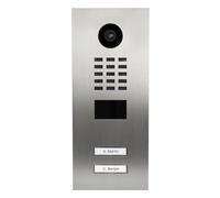Doorbird D2102V V2 - Portero de vídeo IP con 2 sonajes RFID de Acero Inoxidable