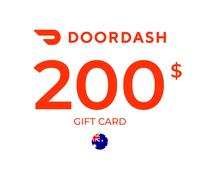 DoorDash Gift Card 200 AUD Key - AUSTRALIA